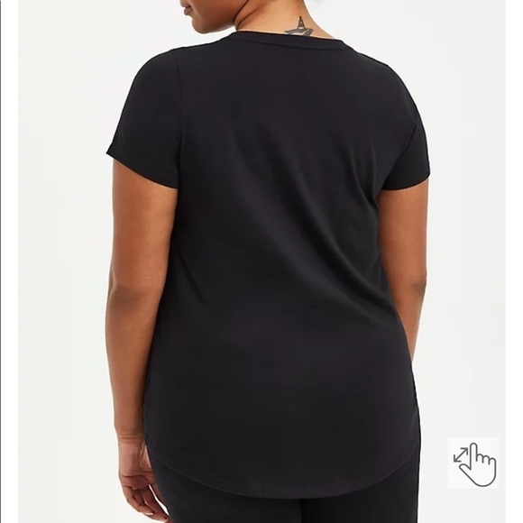 NWT Torrid Trick Or Treat Graphic Halloween V Neck Tee - Picture 4 of 5